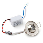 1W 100LM 3000-3500K Warm White Light LED Ceiling Bulb (85-265V)