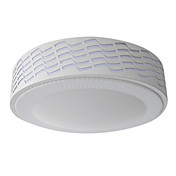 Snow White Acrylic Flush Mount in Wave Design