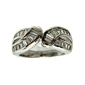 Lux Pro Cross Cubic Zirconia Fashion Ring