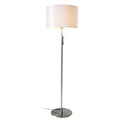 40W Modern Stainless Steel Floor Light with 1 Light in Fabric Shade