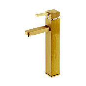 contemporanea centerset Golden Square lavandino rubinetto del bagno (alto) - finitura pittura