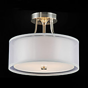 Modern Acrylic Flush Mount with 3 Lights Cylinder Design