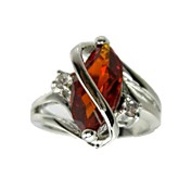 belle bague de zircone cubique de mode (plus de couleurs)