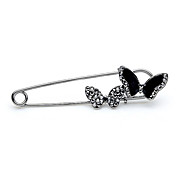 Gorgeous Alloy With Rhinestones Butterfly Brooch
