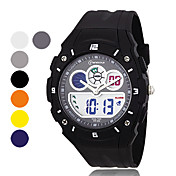 multi-funzionale maschile pu analogico - digitale, orologio automatico e al quarzo casual (colori assortiti)