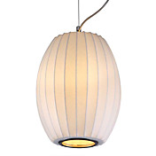 25W Moderne 1 - Light Pendelleuchte in Fibre Farbe Weiß Arc Design