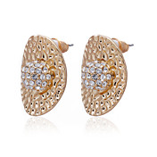 Elegant 18K Gold Plated Crystal Fashion Earrings