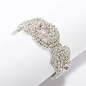 Gorgeous Ladies' Wire Cutter Rhinestone Bracelet