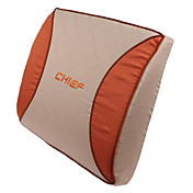 Coches de alta calidad de la espuma de alta resiliencia lumbar Cojín, Orange Mood (1 par)