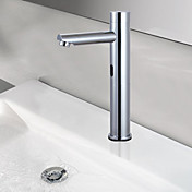 Contemporanea ottone cromato rubinetto del sensore finitura lavandino del bagno