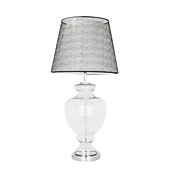 Luz 60W mesa moderna con una luz con Polo Vidrio tansparente