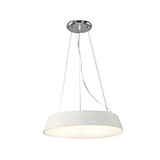 40W Artistic Acrylic Pendant Light with 1 Light in White Round Design