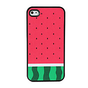 Watermelon Pattern Dull Polish Hard Case for iPhone 4 and 4S (Multi-Color)