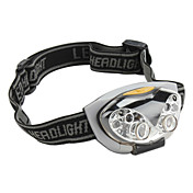 4 LED bianchi e 2 rossi led 4-mode proiettore (3xAAA)