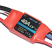 flycolor 40a 6s esc de avião com motor brushless (cores aleatórias)