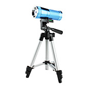 Pequeno dom ZY-3310 azul e branco recarregável Luz Bait Zoom com tripé