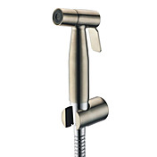 Contemporary Stainless Steel Nickle Brushed Finish Bidet Faucet Without Supply Hose And Shower Holder