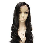 Pizzo davanti indiani di 100% parrucca capelli di Remy del corpo onda lunga