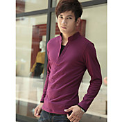 Mens Slim Langarm T-Shirt