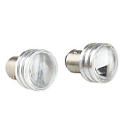 1157 2W 5050 SMD 2-LED Red Light Bulb for Car Brake Signal Lamps  (2-Pack, DV 12V)