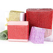 Shining Rhinestones Wedding Ribbon Width 11.8 cm - Set of 10 Yards (More Colors)