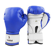 dactilares profesional full guantes de boxeo de cuero (tamaño medio)