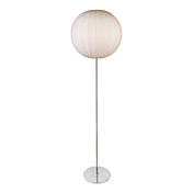 25W Comtemporary Floor Light with 1 Light in Fibre Shade Globe Designed