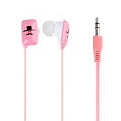 barba de patrones en la oreja los auriculares con almohadillas extra (rosa)