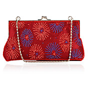 Charming Cotton with Flower Pattern Evening Handbag/Clutches(More Colors)