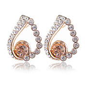 Fabulous 18K Gold Plated Crystal Drops Earrings(More Colors)