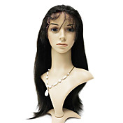 Lace Front 100% Brazil Remy Hair Straight Long Wig