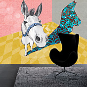 Cavalos Animais Pop Arte Mural Gráficos Contemporânea