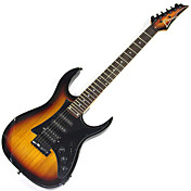 Derulo - (Held-v7) Erle E-Gitarre mit Tasche / Gurt / Picks / Kabel / Whammybar