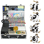 4 Lichtmetalen Tattoo Gun Kit voor de voering en arcering