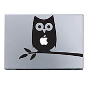 padrão coruja proteger adesivo de pele para 11 "13" 15 "macbook pro ar