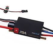 flycolor 4s 70a (zwart shell) esc voor rc boot met brushless sensorless motor (willekeurige kleuren)