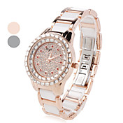 donne in ceramica orologio analogico da polso al quarzo (colori assortiti)