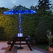 Solar 60-LED Blue Light Udendørs kulørte lamper Jul Dekoration Lamper