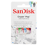 8GB SanDisk Cruzer Pop USB 2,0 Flash Drive