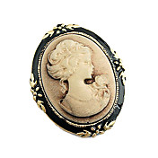 patrón dama relieve broche