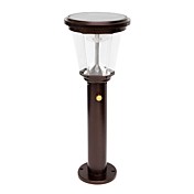 Modern Stainless Steel Solar Lawn Lights with 4 LEDs