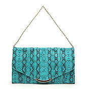 Fashion Snake Pattern Dual Use Clutch