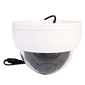 3-Axis 600TVL Indoor IR Color Dome Camera with IR-CUT and 30 Meters IR Distance(Blue LEDs,4mm Lens,White Case)