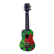 (Rana) Ukulele Soprano Basswood con / bolso / Cadena de Selecciones