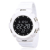 Men's Multi-Functional And Water Resistant Plastic Band Digital Automatic Sport Watches