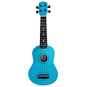 (Deep Blue) Mahagoni Sopran-Ukulele mit Tasche / String / Picks