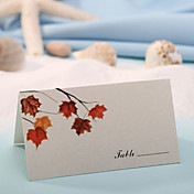 Place Card - Maple Leaves (Set of 12)