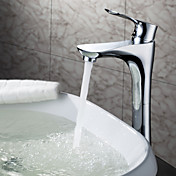 Sprinkle® - por LightInTheBox - contemporâneo de bronze sólido banheiro pia torneira acabamento cromado (alto)