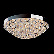 Comtemporary Flush Mount med 6 Lights i Aluminum Shade