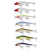 Durs appâts de pêche d'appâts Minnow 14G 100MM (7 Pcs / Pack)
